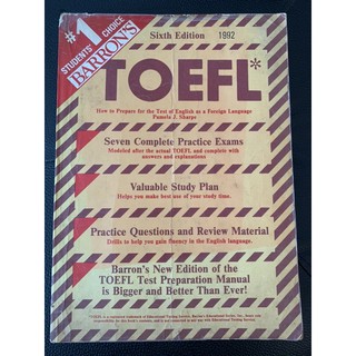 TOEFL students’ no. 1 choice BARRON’s