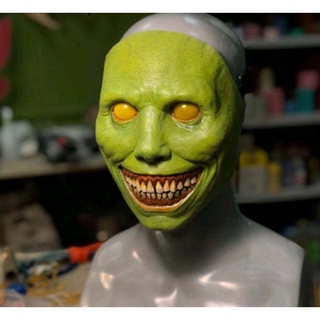 the mask mask. green color scary hallowween