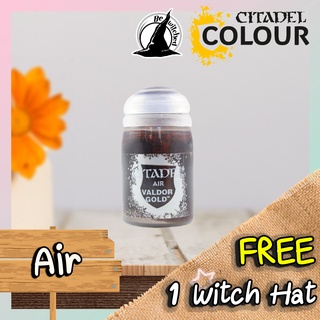 (Air) VALDOR GOLD Citadel Paint แถมฟรี 1 Witch Hat