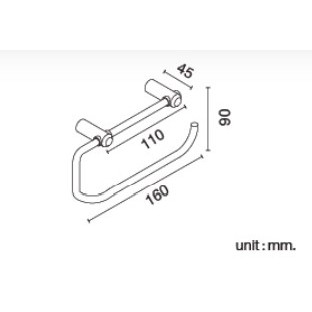 hoy-click-fbvhy-ck04an-ที่แขวนกระดาษชำระ-ที่แขวนกระดาษทิชชู่