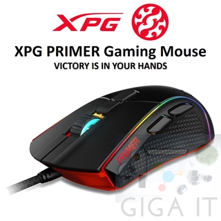 ภาพหน้าปกสินค้าXPG PRIMER Mouse Gaming with RGB lighting (12000 DPI PMW3360) ประกันศูนย์ 2 ปี ที่เกี่ยวข้อง