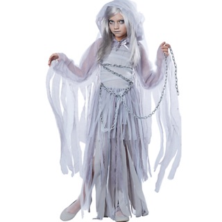 ชุดแฟนซีเด็กหญิง Girls Haunting Beauty Ghost Costume ไซส์ L(8-10 ปี)