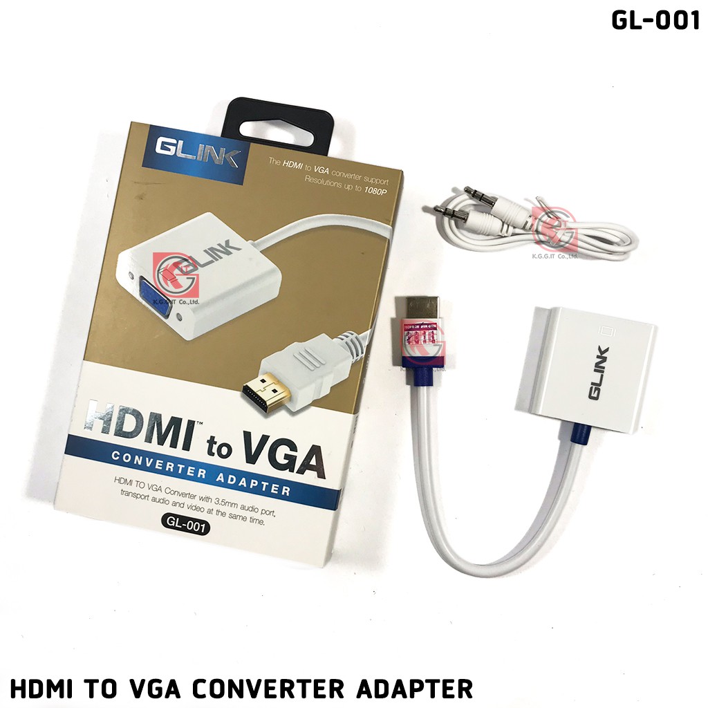 Converter HDMIVGA+Audio Cable Glink GL001,GLH071 Shopee Thailand