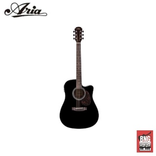 ARIA ADW-01CE BK กีตาร์โปร่งไฟฟ้า แอเรีย Acoustic Guitars