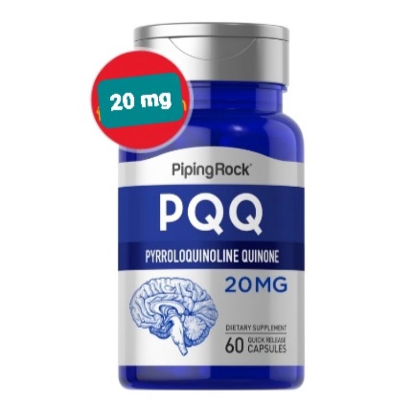 ภาพหน้าปกสินค้าPqq (Pyrroloquinoline Quinone) 20 mg 60 capsules จากร้าน duu4916 บน Shopee