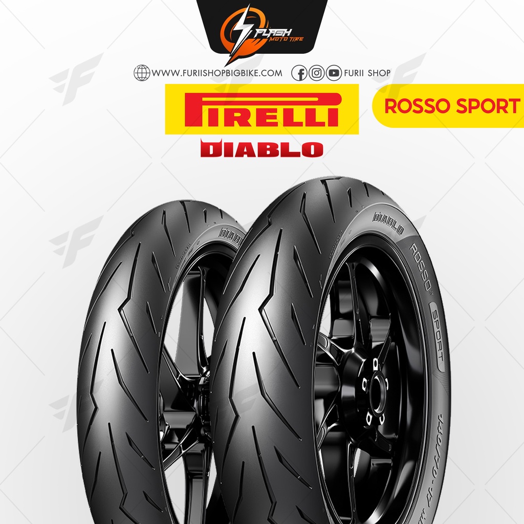 ยาง-ยางรถมอเตอร์ไซค์-ยางบิ๊กไบค์-pirelli-diablo-rosso-sport-14-ยางสปอร์ตถนนลายสายฟ้า-สําหรับสกู๊ตเตอร์-100-400cc