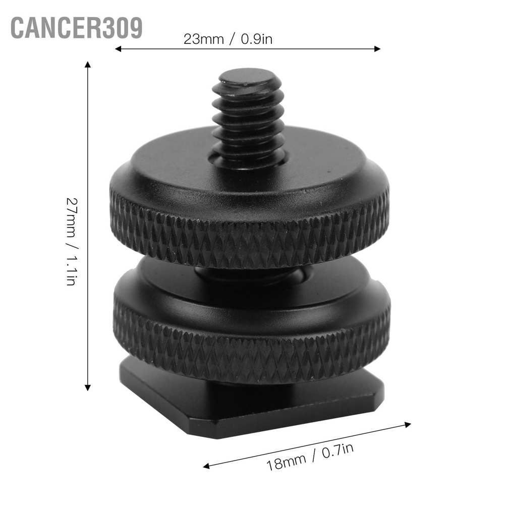 cancer309-camera-hot-shoe-mount-adapter-1-4-inch-screw-flash-to-tripod