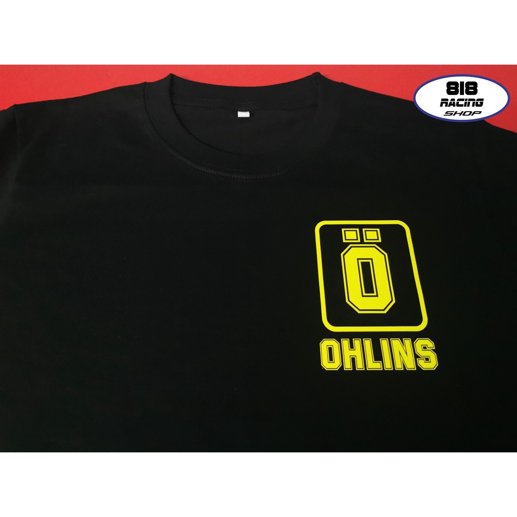 เสื้อยืด-racing-เสื้อซิ่ง-cotton-100-ohlins-2