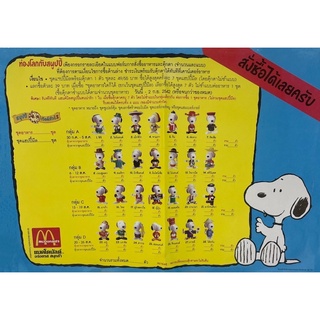 Snoopy World Tour 2 McDonald’s Happy Meals