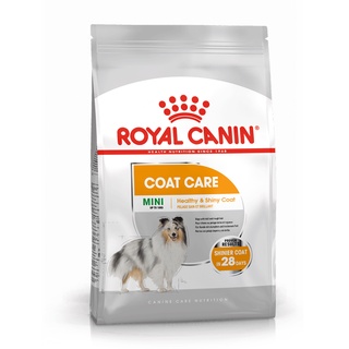 Royal Canin mini coat care สำหรับสุนัขโต พันธุ์เล็ก ที่ต้องการดูแลสุขภาพเส้นขน อายุ 10 เดือนขึ้นไป ขนาด 8 กก.