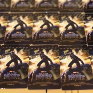 บัตรแข็งสะสม บัตรสะสม การ์ด  card black panther blackpanther