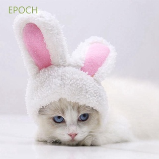 Epoch เครื่องแต่งกายคอสเพลย์หมวกกระต่ายหูแมวสําหรับสัตว์เลี้ยงแมวสุนัขแมวอบอุ่น