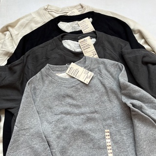 Muji เสื้อกันหนาว แบบโอเวอร์ไซส์ สำหรับผู้หญิง ของแท้มือ 1 พร้อมส่ง