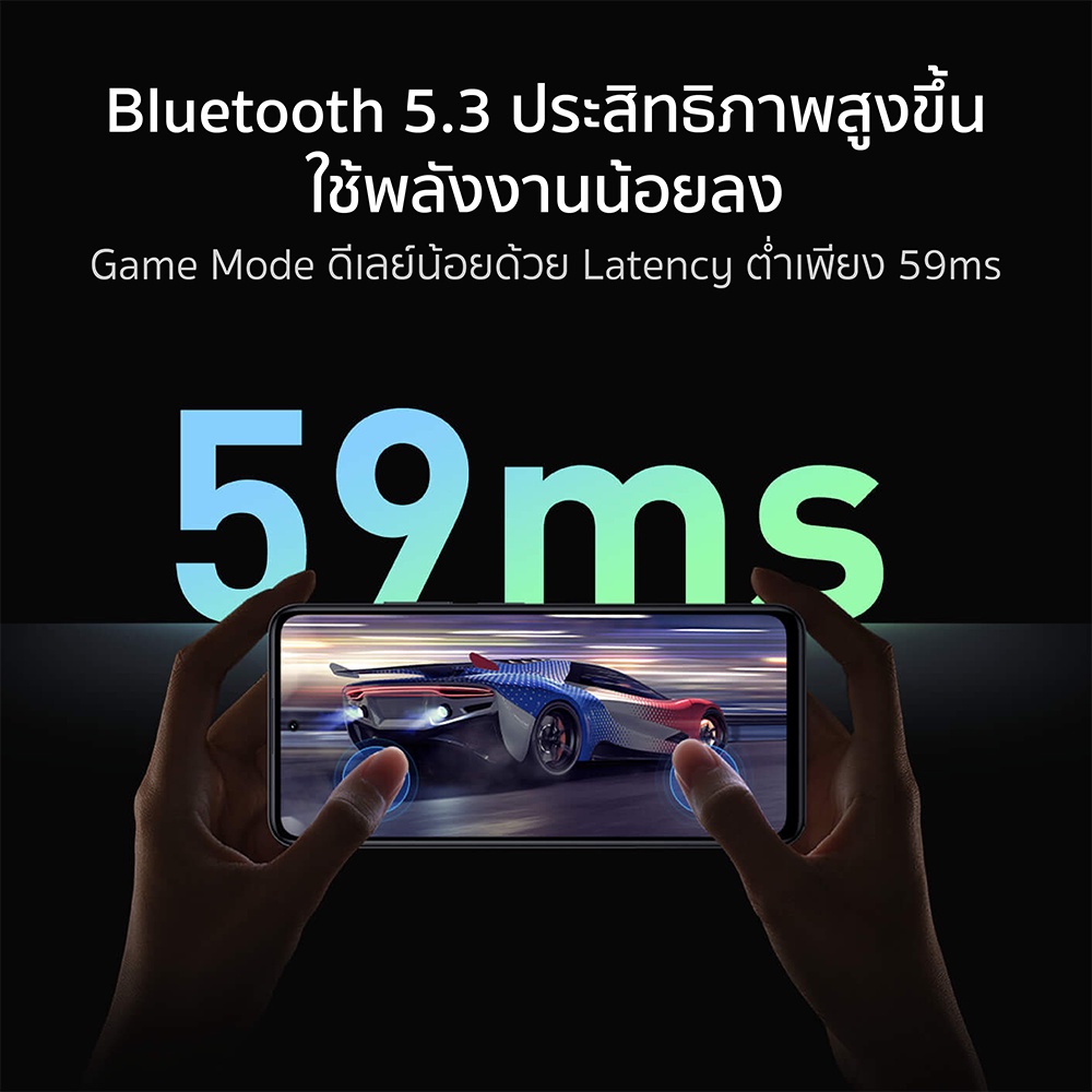 ภาพประกอบของ Xiaomi Redmi Buds 4 Pro (GB.V) หูฟังไร้สาย ตัดเสียงรบกวน ANC Bluetooth 5.3