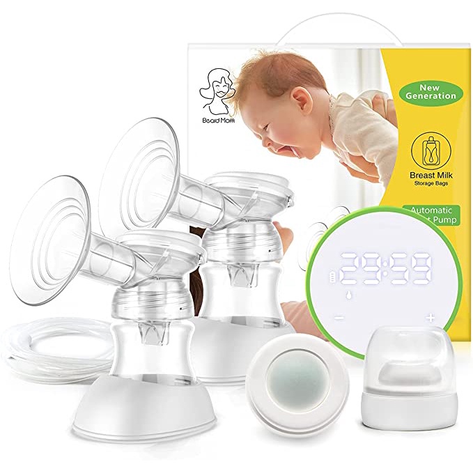 double-electric-breast-pump-เครื่องปั๊มนมไฟฟ้า-แบบปั๊มคู่-เครื่องปั๊มนม-ระบบสัมผัส-ปั๊มนม-8-เกียร์สามารถปรับได้