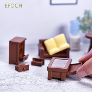 Epoch โมเดลเตียงนอนจําลอง หลายสไตล์ เครื่องประดับ สําหรับตกแต่งบ้านตุ๊กตา บอนไซ ตั้งโต๊ะ DIY|โซฟาจิ๋ว