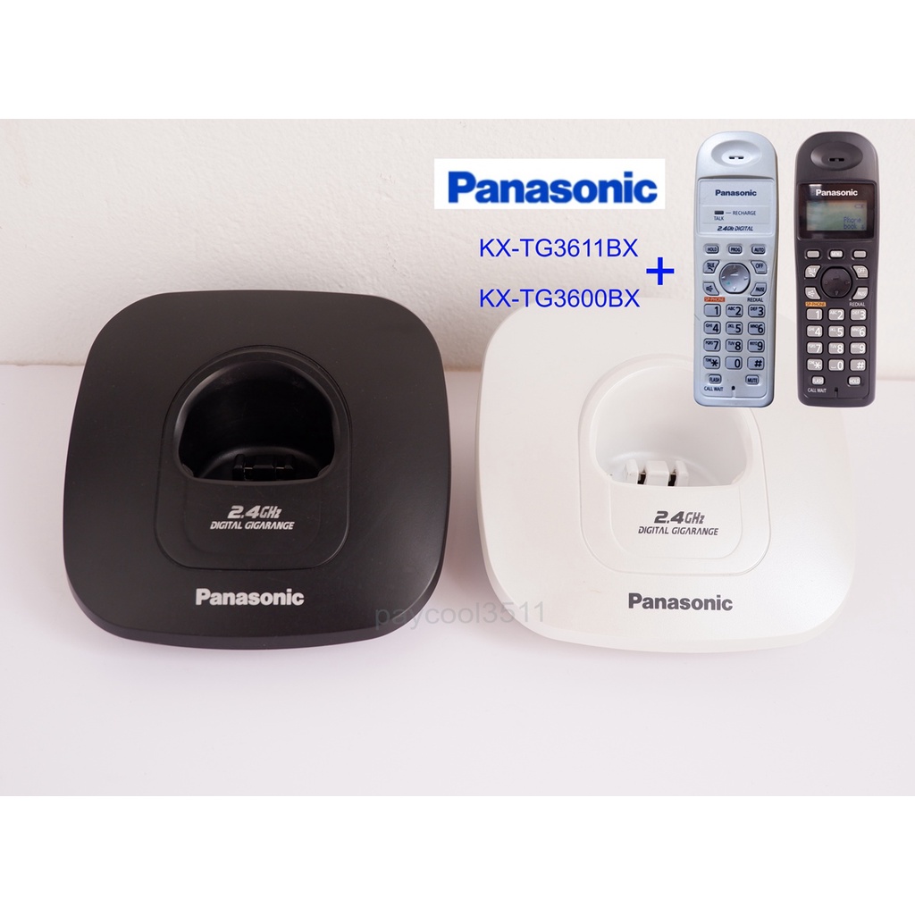 ภาพหน้าปกสินค้าอะไหล่แท่นโทรศัพท์ไร้สายและอแดปเตอร์ Panasonic KX-TG3611BX, KX-TG3600BX แท้ มือสอง