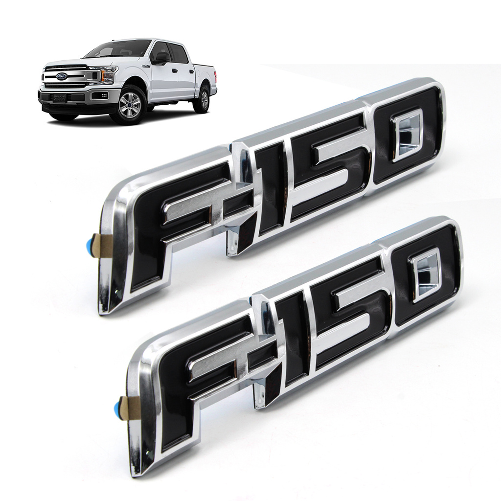 โลโก้-logo-f-150-สี-black-chrome-f-150-ford-2-4-ประตู-ปี