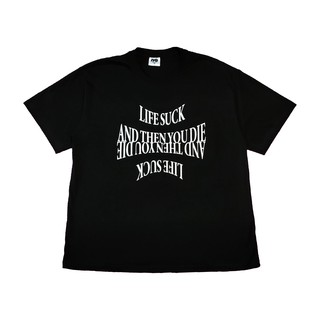 HOT SALINGเสื้อยืดผ้าฝ้ายIYG Life Suck And Then You Die Tee S-5XL