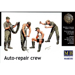 โมเดลประกอบฟิกเกอร์ทหาร Master Box 1/35MB3582 Auto-Repair Crew