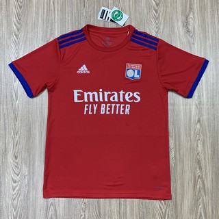 เสื้อทีมฟุตบอล เสื้อบอลผู้ใหญ่ เสื้อสโมสรทีม Lyonnais ปี 22 เนื้อผ้าโพลีเอสเตอร์ งานดีมาก คุณภาพเกรด AAA