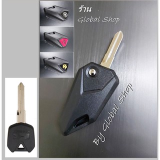 กรอบกุญแจพับ Kawa Honda Yamaha Motorcycle Key มอเตอร์ไซค์ ดอกร่องคู่ซ้าย คาวา ฮอนด้า ยามาฮ่า [ พร้อมส่ง ]