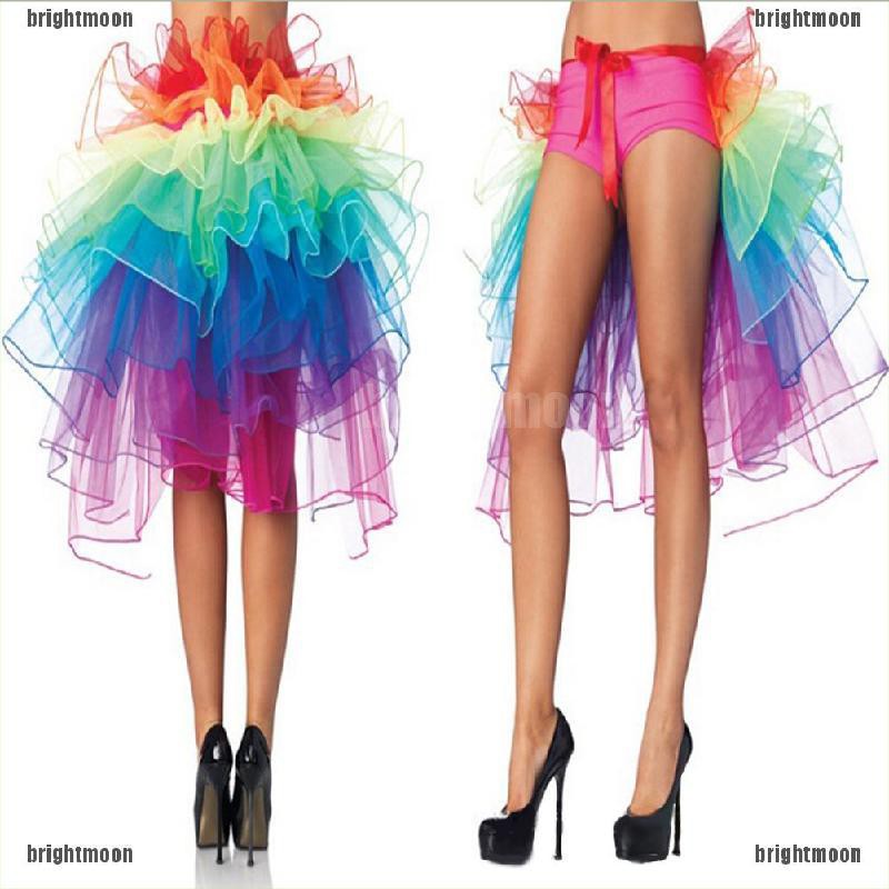 กระโปรงเต้นรําเรนโบว์นีออนเซ็กซี่-burlesque-clubwear
