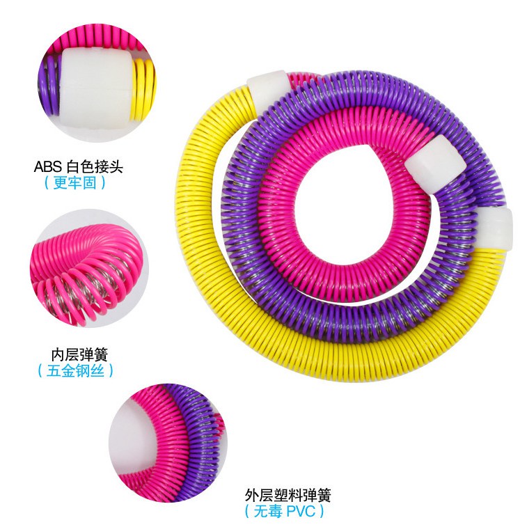 eroro-hula-hoop-spring-ฮูล่าฮูปแบบสปริง-อุปกรณ์ฟิตเนสและออกกำลังกาย-กระชับหุ่นสวย