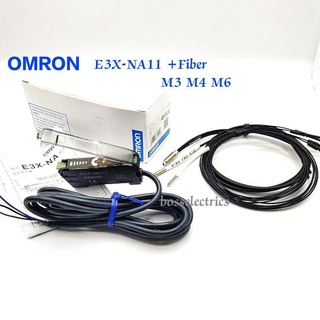 E3X-NA11ไฟเบอร์ออฟติคเซ็นเซอร์จับวัตถุ พร้อมสาย Fiber optic M3/M4/M6