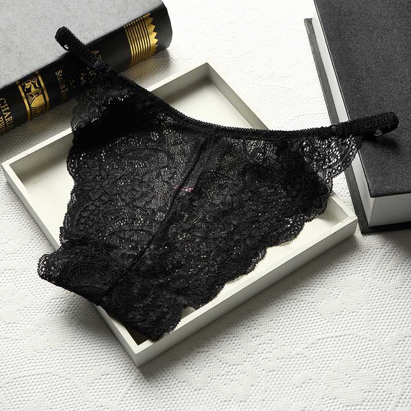 กางเกงชั้นใน-พิมพ์ลายลูกไม้-ชุดชั้นใน-สำหรับผู้หญิง-thongs