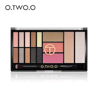 O.TWO.O 15 สีอายแชโดว์แบบเต็ม Palette Matte Eye Shadow Palette รงควัตถุ Glitter แต่งหน้าอายแชโดว์พาเลทเปลือยเงา # 6052