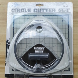 คัตเตอร์วงกลม Circle cutter set No.19200 พร้อมแผ่นรองตัดขนาด 20×20ซม.