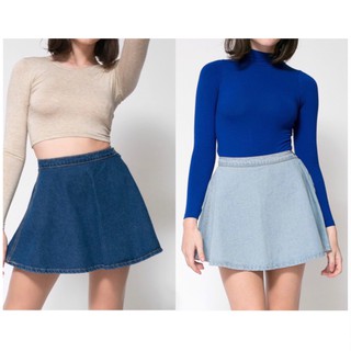 American Apparel กระโปรงยีนส์ สั้น พร้อมส่ง