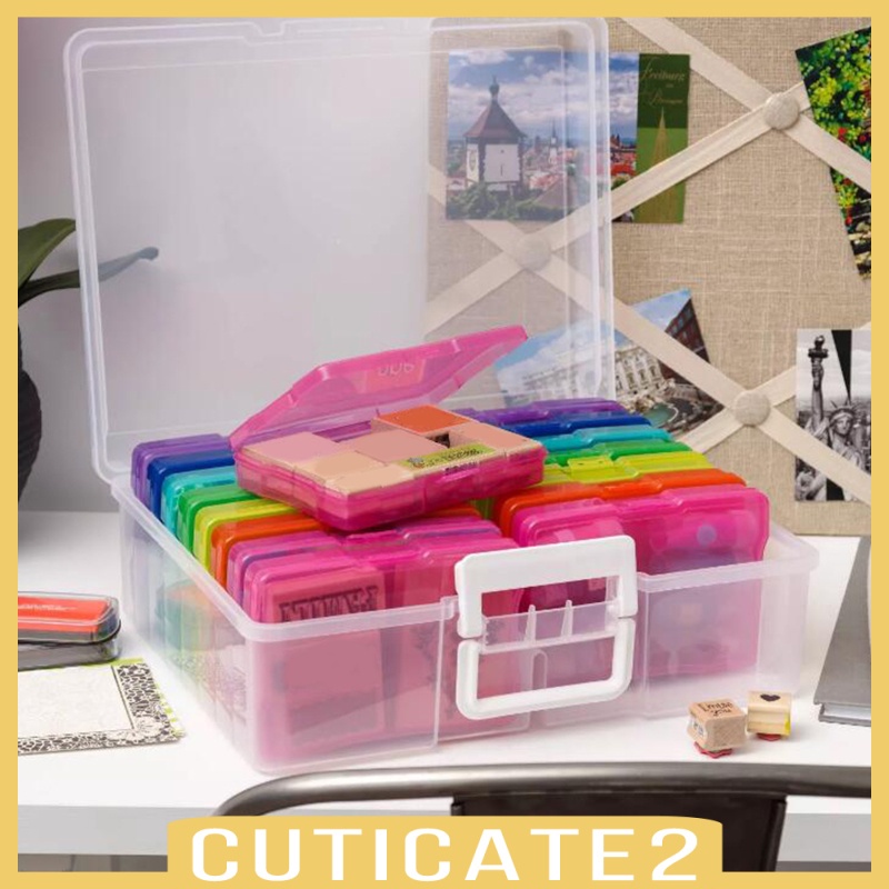 cuticate2-กล่องเก็บรูปภาพ-4x6-กล่องสติ๊กเกอร์สีขาว