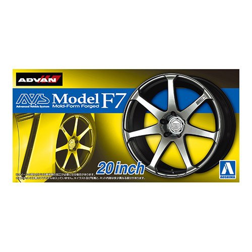 aoshima-1-24-avs-model-f7-20inch-ล้ออะไหล่แต่งโมเดลรถ-model-dreamcraft