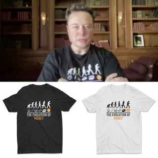 【hot tshirts】วิวัฒนาการของเงิน Bitcoin Investor เสื้อยืดยืด BTC2022