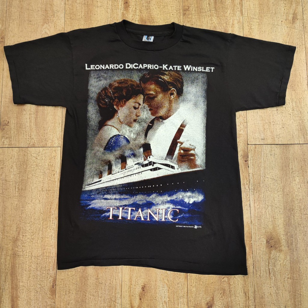 เสื้อยืดผ้าฝ้าย-titanic-bootleg-มาใหม่-ไททานิก-บูทเลก-ผ้า100-ฟอกนุ่ม-วินเทจ-เฟดสวย-มาน้อย-vtg-s-3xl