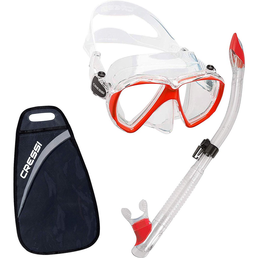 cressi-set-ranger-amp-dry-snorkel-ชุดอุปกรณ์ดำน้ำ-หน้ากาก-พร้อมท่อหายใจใต้น้ำ-อุปกรณ์ดำน้ำ