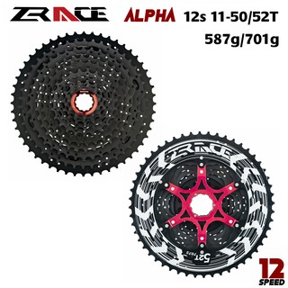 Zrace Alpha 12 S รถจักรยานน้ำหนักเบา 12 ความเร็ว 11-50 T / 11-52t