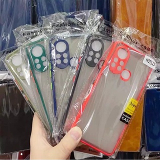 เคสกันกระแทก Case infinix Hot 11S ปุ่มสีผิวด้าน ขอบนิ่มหลังแข็ง เคส Infinix hot 11S เคสโทรศัพท์ ส่งจากไทย