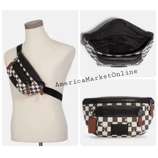 กระเป๋า COACH/ WESTWAY BELT BAG WITH CHECKER PRINT (COACH C6685)