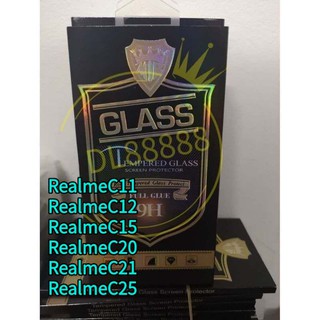 Realme C21Y✨พร้​อมส่งใน🇹🇭✨ฟิล์มกระจกเต็มจอ​Full For Realme C11 C12 C15 C20 C21 C25 C25Y