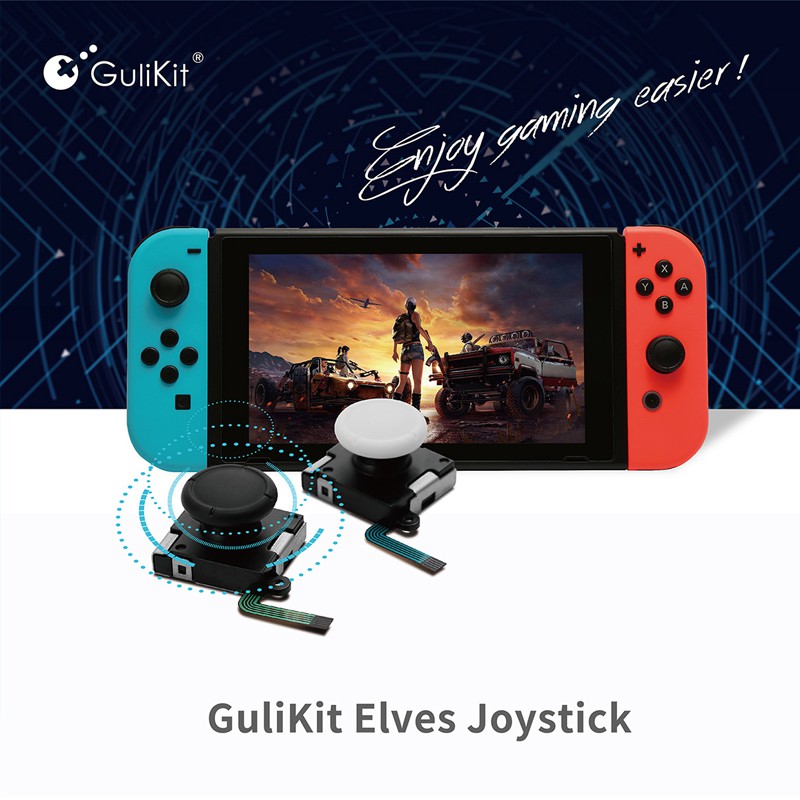 ภาพหน้าปกสินค้าGuliKit NS-28 Joystick Replacement Tool Kits Repair ชุดอะไหล่ สำหรับเปลี่ยนแกน Analog จอยคอน, switch ,Lite จากร้าน tinzshop บน Shopee
