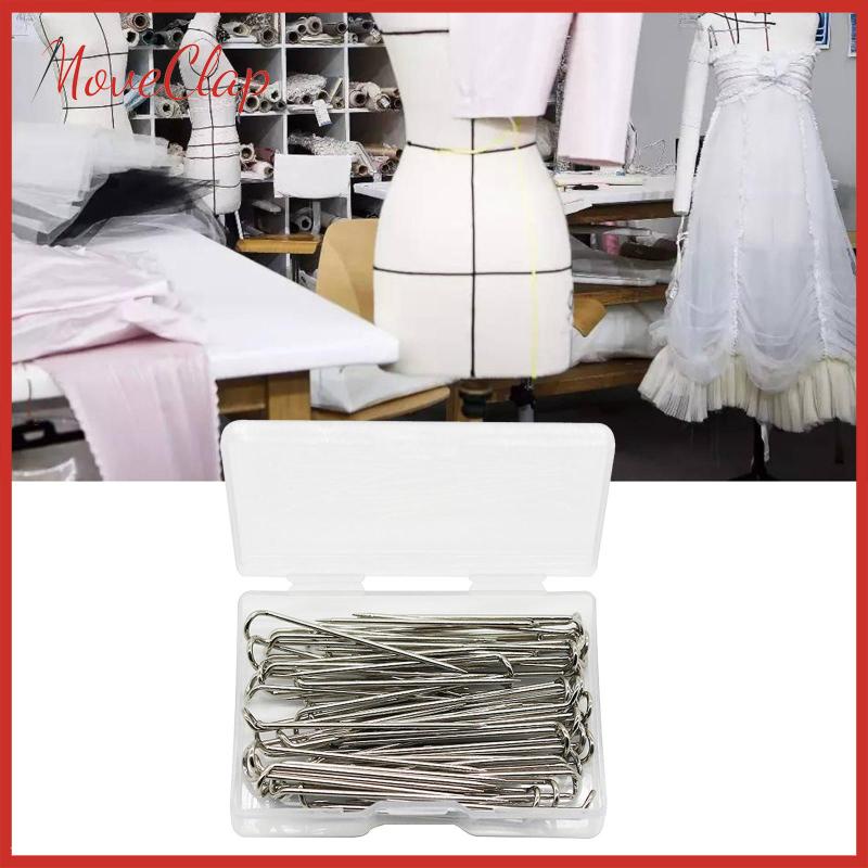 ภาพหน้าปกสินค้า100x Metal Fork Pins for Quilting Sewing Needlework Accessories จากร้าน lzdxwcke3.th บน Shopee
