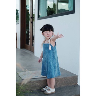 Kid Ribbon Dress เดรสเด็กคราม