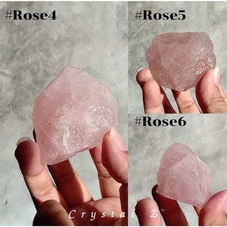 โรสควอตซ์ | Rose quartz 💕 #Rose4 - #Rose6 #หินดิบ สีชมพู ฉ่ำ สวย 🥰 หินธรรมชาติ หินสะสม