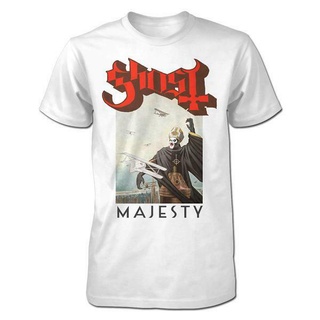 [พร้อมส่ง] เสื้อยืดผ้าฝ้าย  Ghost Papa Emeritus Majesty Nwt Metal โอเวอร์ไซซ์ ของขวัญคริสต์มาส สําหร เสื้อยืด