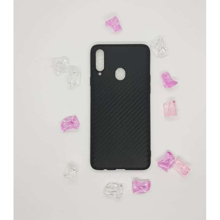 เคสสีดำ-ลายเคฟล่า-ซัมซุง-เอ20เอส-2019-หน้าจอ-6-5นิ้ว-case-kevlar-black-in-color-for-samsung-galaxy-a20s-2019-6-5