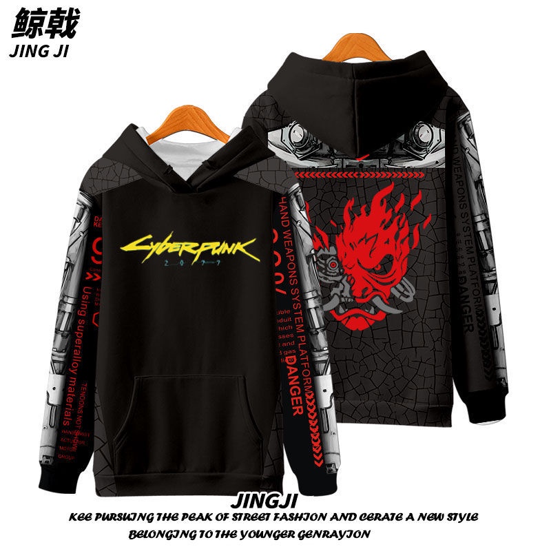 hot-sale-cyberpunk-2077-เสื้อกันหนาวมีฮู้ดสำหรับผู้ชาย-the-witcher-3-ภาษาโปลิชคำ-donkey-hooded-jacket-เกม-cdpr-anime