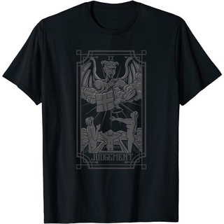 เสื้อยืด The Satanic Judgement Tarot Card Goth T-Shirt For